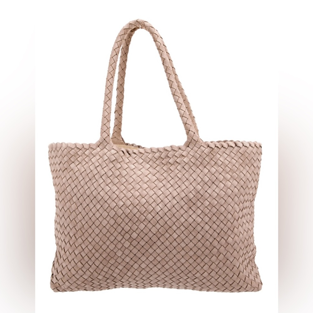 Milaner Suede Tan Tote Bag